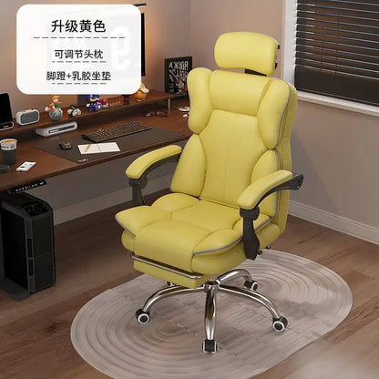 Footrest Support Living Room Computer Chair Comfortable Cushion Office Chair  Recliner Swivel Chaise De Bureaux Furniture