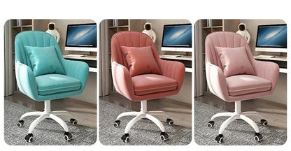Leisure Bedroom Student Dormitory Computer Chair Home Furniture Backrest Office Chairs Front Desk Hotel Lifting Swivel Armchair