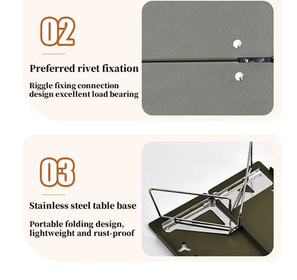 Compact Mini Camping Table Portable Ultralight Folding Tent Table Aluminium Alloy Collapsible Outdoor Table For Hiking