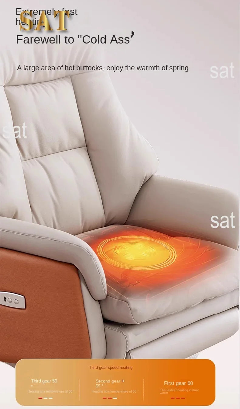 Intelligent Electric Massage boss Chair, Comfortable Home Computer Chair, Modern Business Ergonomic Luxury Office Chair