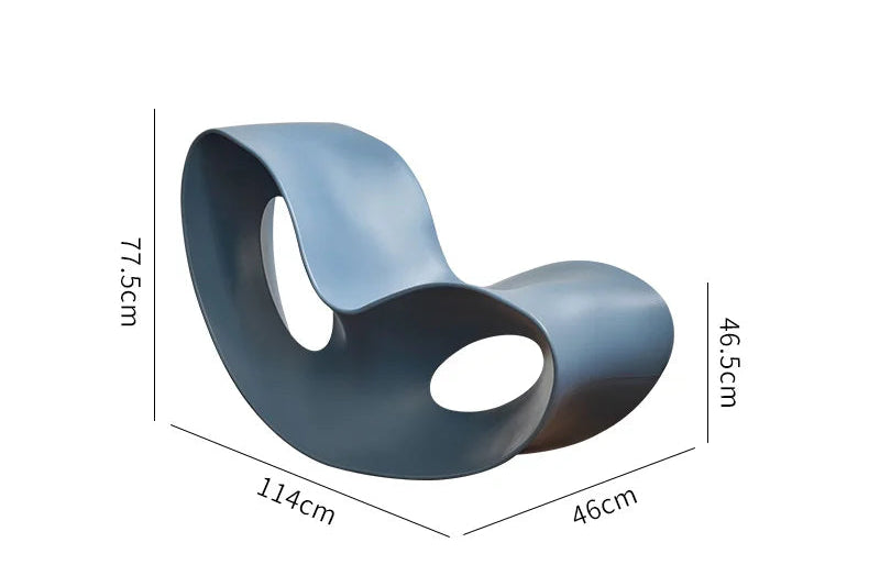 Small apartment living room balcony household outdoor lazy bedroom leisure rocking chair