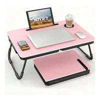 Laptop Bed Desk For Couch Sofa Large Lap Desk Tray Table With Cup Holder And Tablet Slot Portable Notebook Stand For Eating Wri