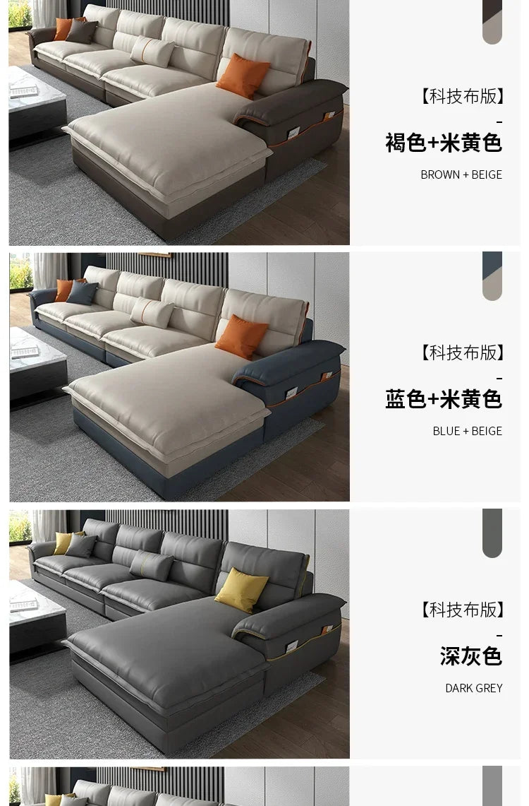 Storage Relax Puff Sofa Sectional Simple Double Nordic Daybed Puffs Sofa Set Lazzy Cushion Salon Meuble Home Furniture
