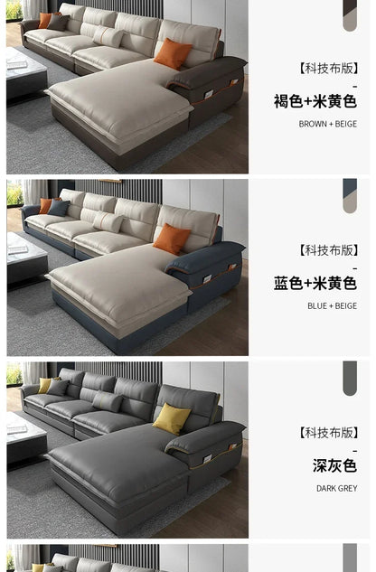 Storage Relax Puff Sofa Sectional Simple Double Nordic Daybed Puffs Sofa Set Lazzy Cushion Salon Meuble Home Furniture