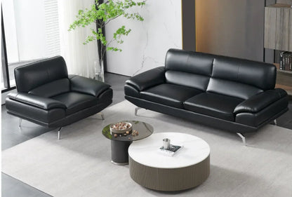 Modern simple office business combination sofa, reception sofa, office leather sofa, office tea sofa