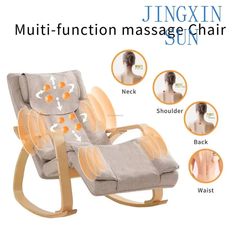 Luxury Recliner Massage Chair Electric Full Body Shiatsu Vibrating Heating Rocking Recliner Massage Chair
