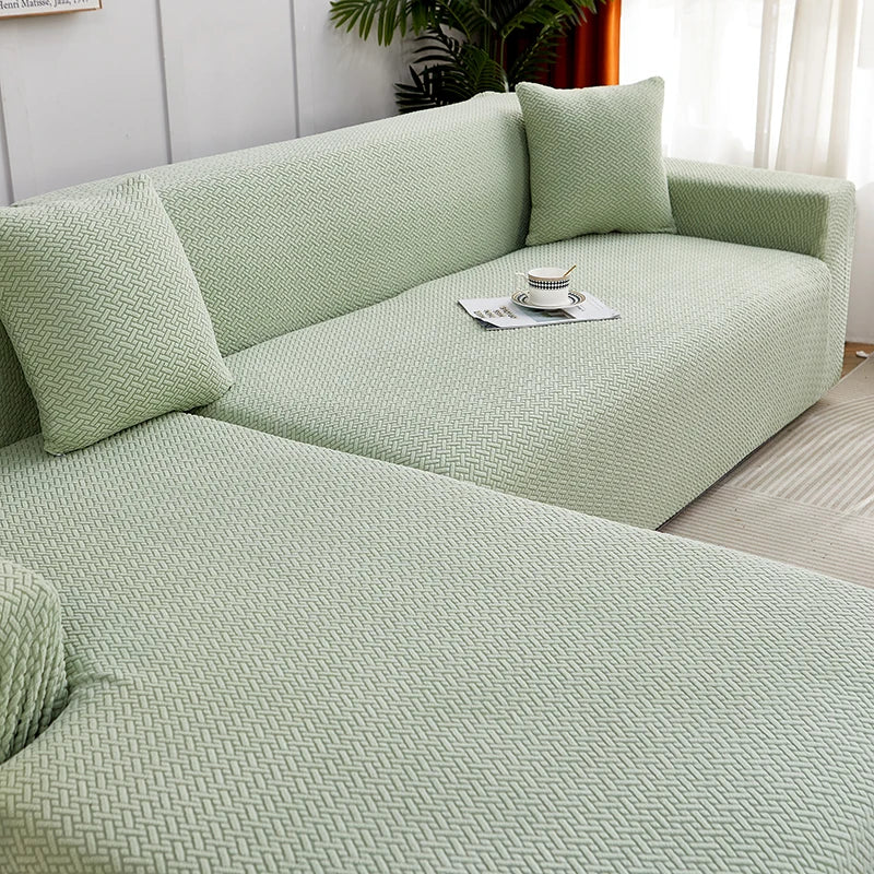 1 PC Jacquard Sofa Cover dustproof Sofa Cover For Living Room Protector Removable Washable Slipcover