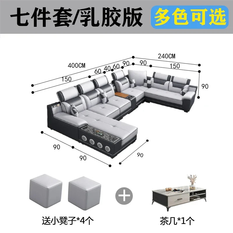 Seater Modern Sofa Ajustable Luxury Sectional Multifunctional Reclining Sofa Cushion Lazy Meubles De Maison Salon Furnitures