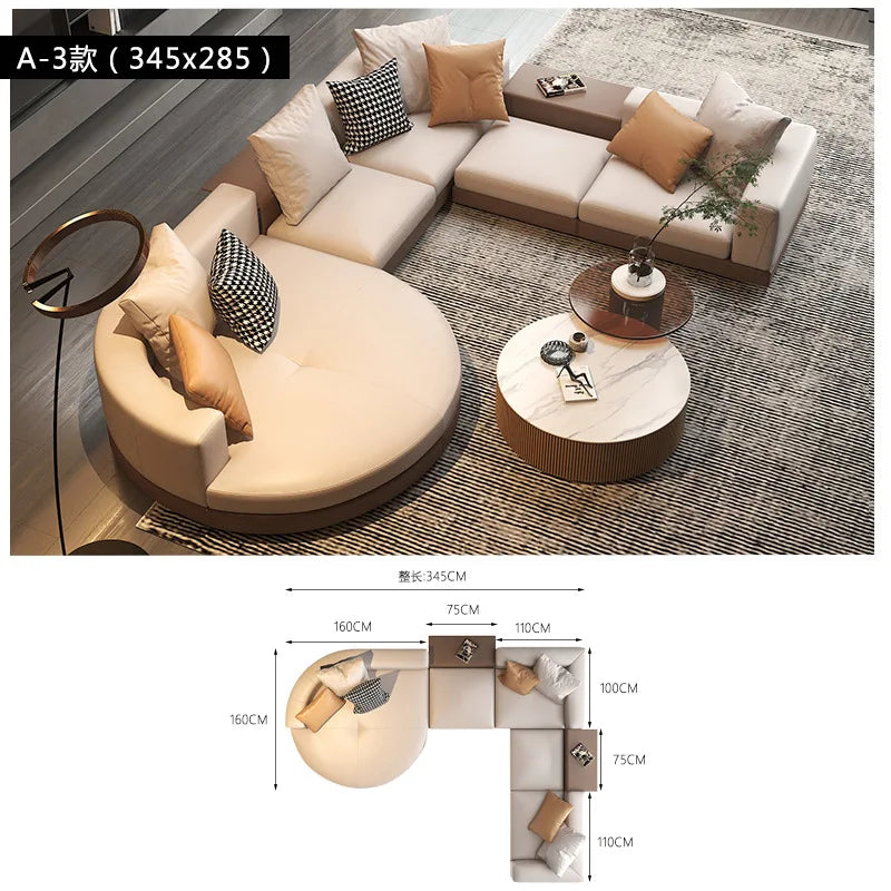 Minimalist Nordic Living Room Sofas Luxury Sectional Lounge Curved Living Room Sofas Designer Individual Muebles Home Furniture
