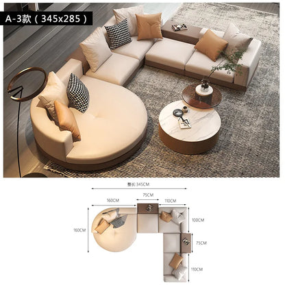 Minimalist Nordic Living Room Sofas Luxury Sectional Lounge Curved Living Room Sofas Designer Individual Muebles Home Furniture
