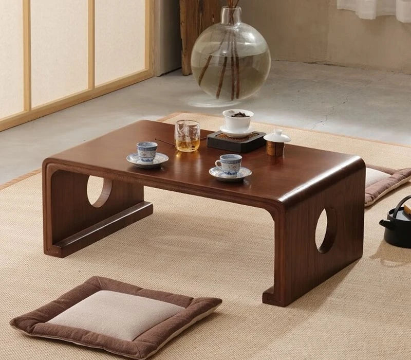 Homestay Leisure Coffee Tables Windowsill Living Room Multi-functional Low Coffee Tables Tea Wooden Furniture ChaJi MH40CJ