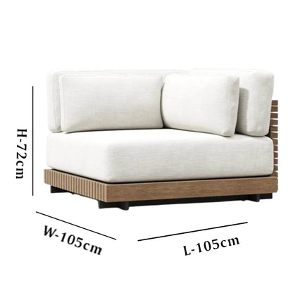 High End Teak Wood Outdoor Furniture Sofa Set Hotel Garden Patio High Quality Outdoor Furniture