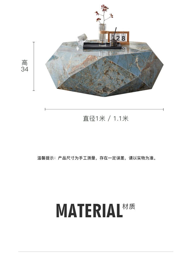Modern Nordic Marble Table Bedroom Luxury Aesthetic White Coffee Table Simple Vintage Articulos Para El Hogar Room Furniture