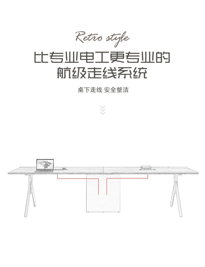 Conference Table Simple Modern Meeting Office Rectangular Business Negotiation Environmental Protection Large And Small Conferen
