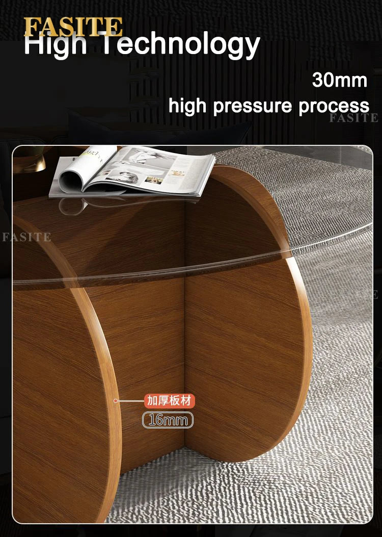 Unique Display Coffee Table Clear Ornaments Aesthetic Minimalist Coffee Table Luxury Design Mesa Centro Salon Home Furniture