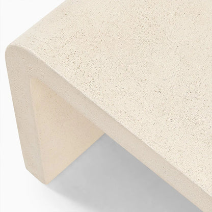 Modern Concrete Fiber Cement Tea Table  Outdoor side Table Furniture rectangle Concrete Coffee tables bench