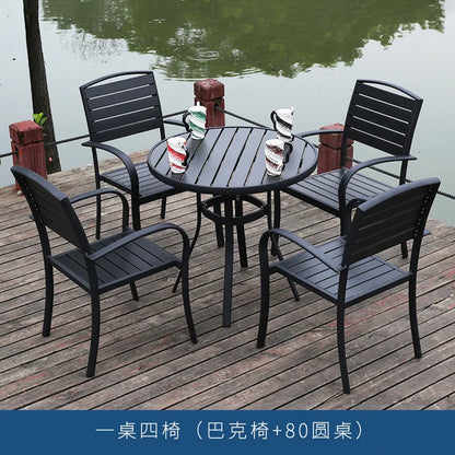 Outdoor parasol, villa cafe, milk tea shop, open-air dining bar, central column umbrella