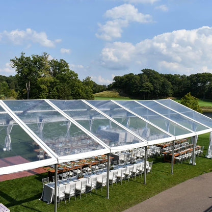 Clear Top PVC Party Tent Waterproof Wedding Event Canopy Outdoor Marquee Customized Product No Fixed Sizes Custom Size Customize