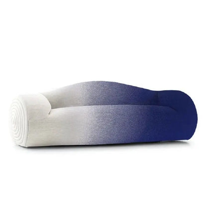 Special-shaped Nordic gradual change color sofa leisure creative simple special-shaped sofa living room lobby leisure