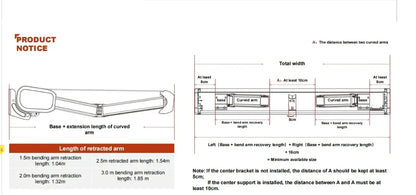 Full Box Electric Awning Sunshade LED Lighting Mechanical Manual Remote Control Home Courtyard Balcony Outdoor Leisure
