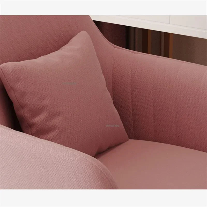 Comfortable Back Lift Swivel computer Chair for Office Furniture Leisure Creative pink gaming chair Modern pink Office Chairs Z