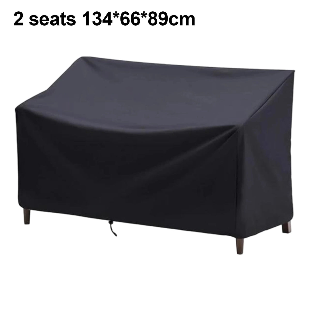 1pc Garden Bench Cover Waterproof Oxford Fabric Breathable Furniture Seat Protective Cover For 2/3/4-seater Benches Spare Parts