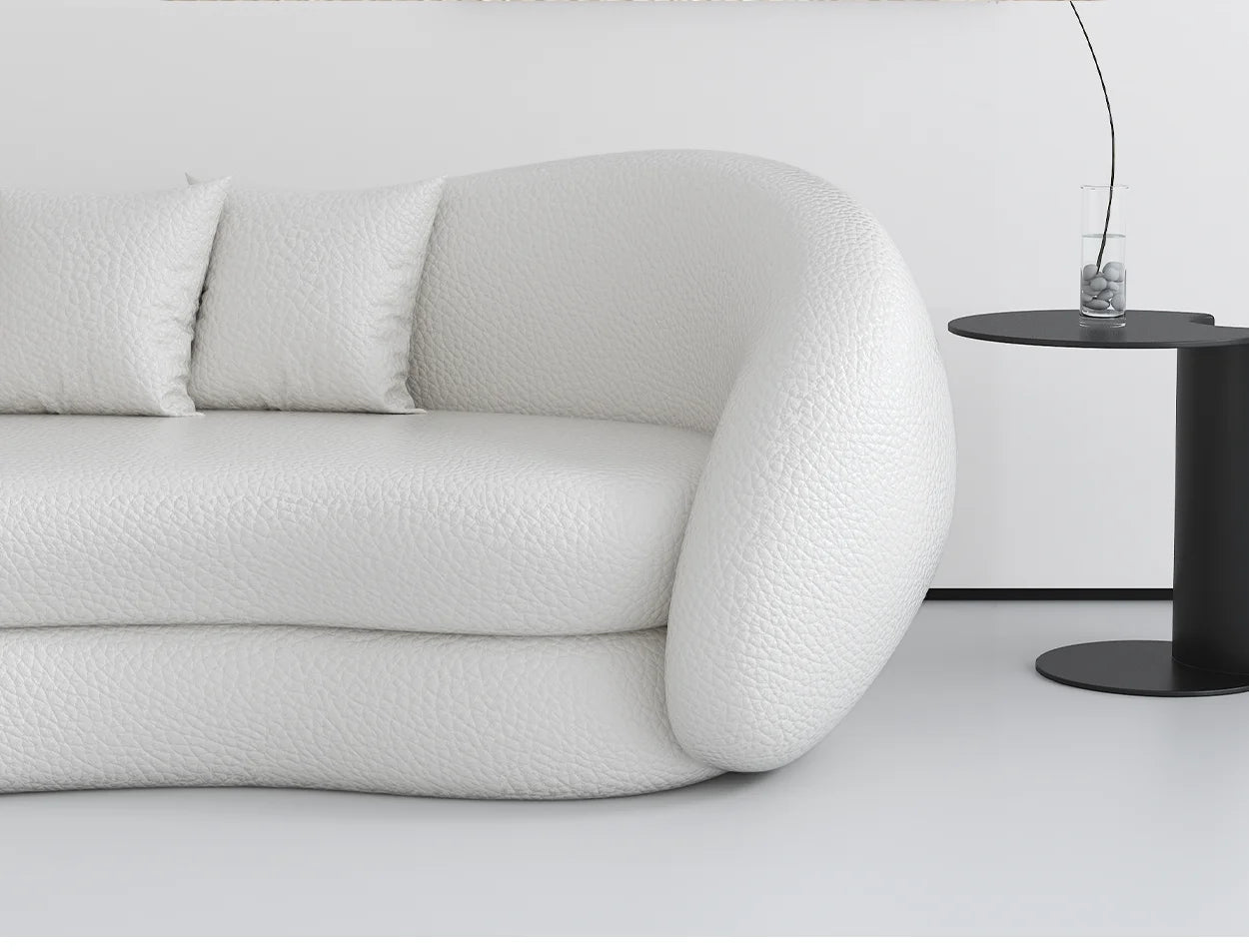 JJJJMinimalist Curved Sofa Sitting Area Reception Creative Sofa