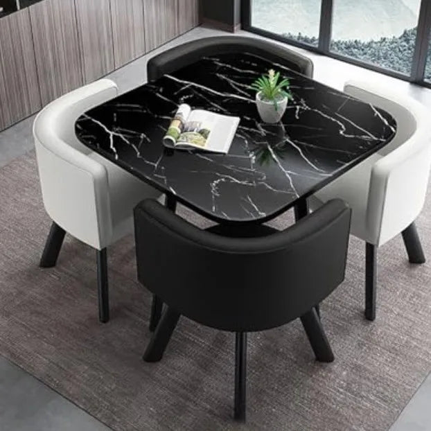 Simple square negotiation table and chair combination store, shop