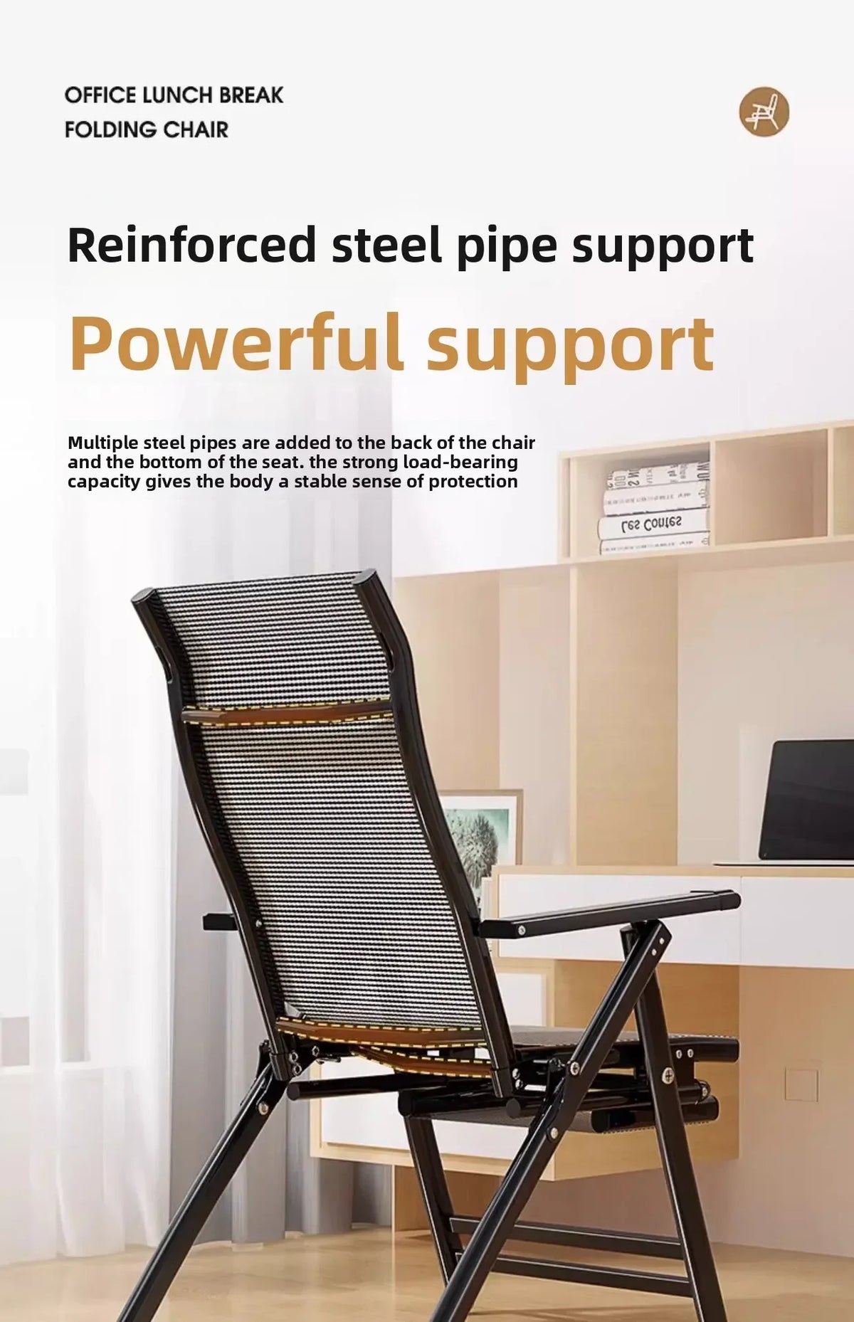 recliner lunch break folding office chair nap can lie down dual-purpose backrest computer chair couch