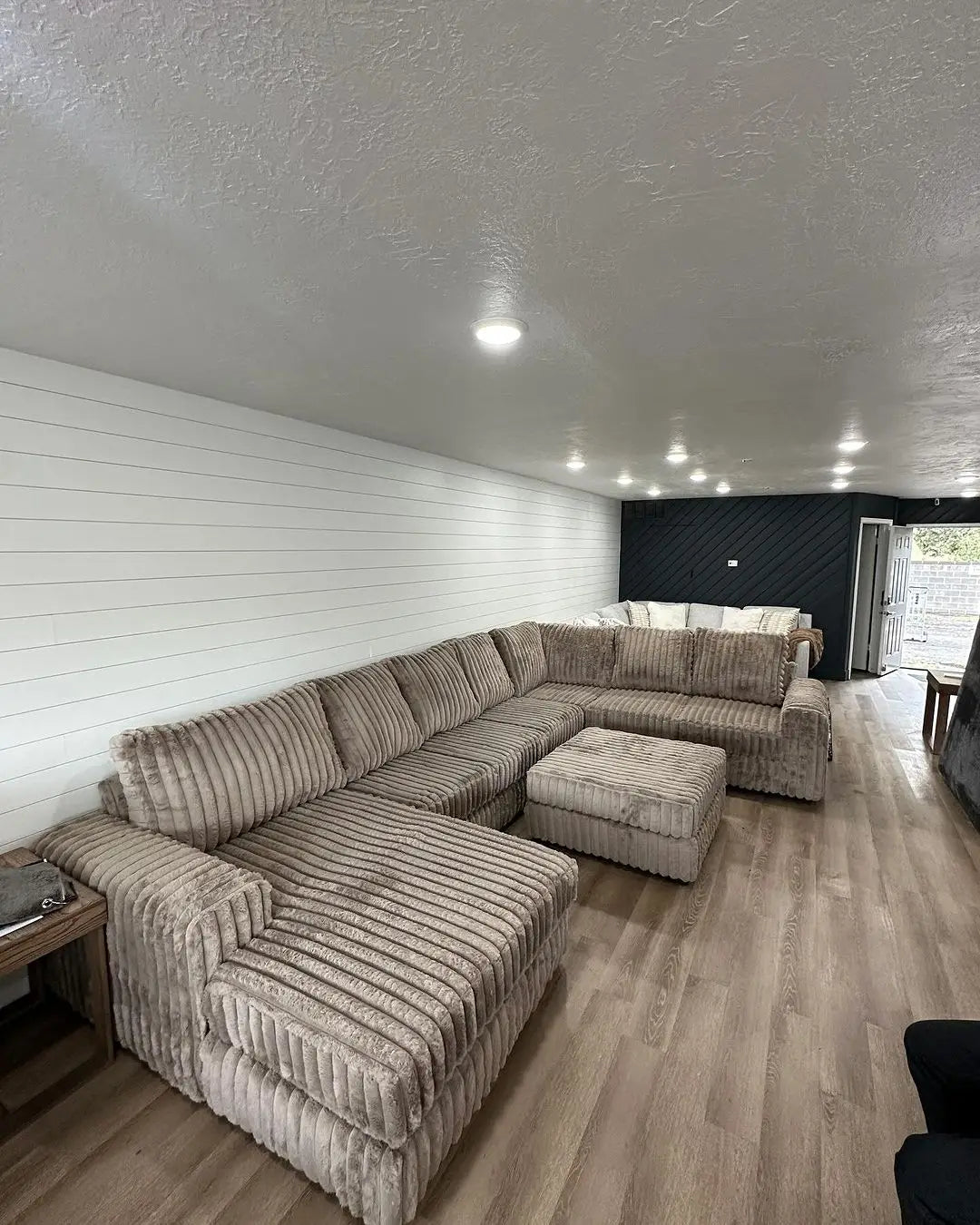 Vacuum Pack Sectional Couches Luxury Living Room White Cloud Sofa Modular Compressed Sofa Set Furniture