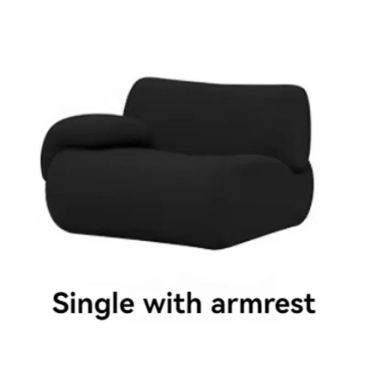 Cute, comfortable and high-quality living room cashmere compression sofa set furniture