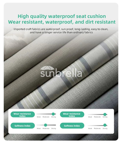 Factory Sale High Quality Outdoor Courtyard Metal Frame Rattan Wicker L-shape Garden Sofa Set