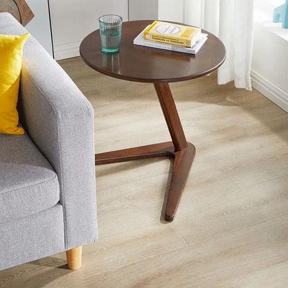 Solid wood small coffee table household living room small round table sofa edge table