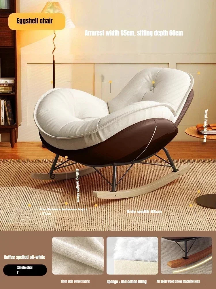 Lazy Sofa, Single Rocking Chair, Lounge Chair, Adult Honeycomb Chair, Balcony, Home Use,internet Celebrity,leisure Rocking Chair