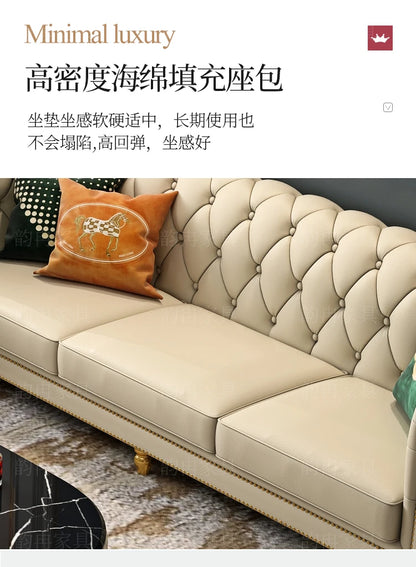 Nordic Modern Leather Sofas Luxury Sectional Single Loveseat Lounge Couch 3 Piece Designer Divano Soggiorno Furniture Home
