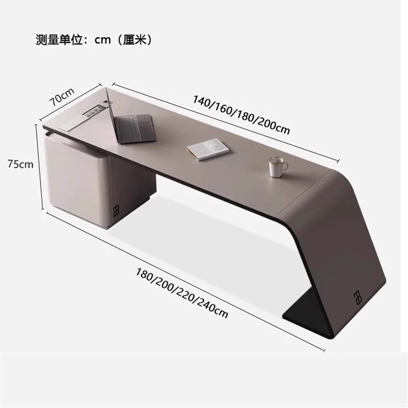 Table Bureau Blanc Mesas Gaming Tables Rotating Bookcase Office Furniture Offices Wood Desk Organizer Laptop Stand Room Desks