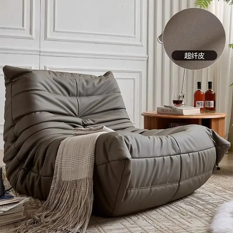 Modern Lounge Chair Accent Armchair Upholstered Reading Club Chair Ergonomic Single Sofa Seat for Living Room Bedroom Office
