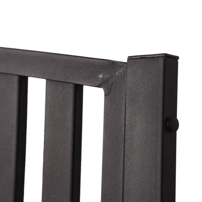 New Trend Backyard Modern Outdoor Bench Outdoor Garden Iron Bench