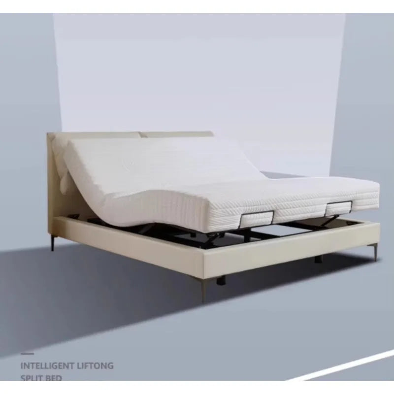 Soft bed Adjustable backrest Soft comfortable bedroom bed Soft folding bed
