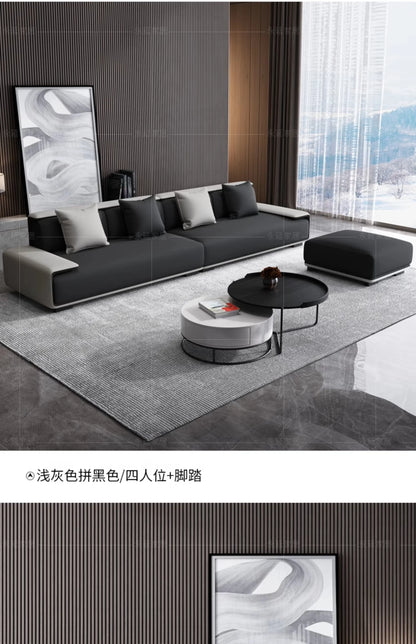 / Customizable Modern Concise Style Office Reception Waiting Sofa Set Leather Reclining Sofa