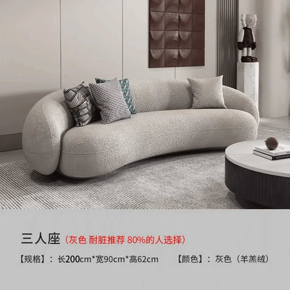 Corner Designer Living Room Sofas White Puffs Cute Relaxing Outdoor Sofa Patio Floor Sofa Garden Air Divano Balcony Furniture