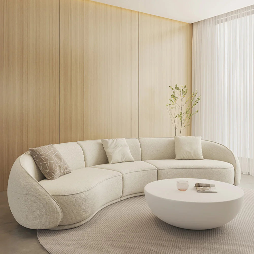 Hot-selling luxury sofa contemporary sofa set furniture modern living room curved sofa set