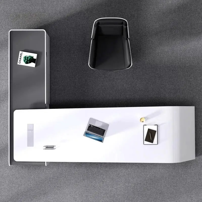 Modern Conference Office Desk Adjustable Makeup Luxury Work Office Desk Cabinets Gaming Unusual Unique Wooden Bureau Furniture