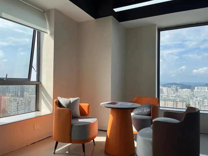 Office Furniture Set Meeting Table And Chairs Combination for Reception Room Lounge Sofa And Coffee Table