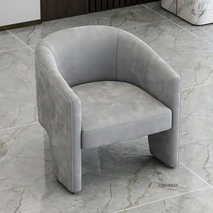 Simple Designer Flannel Backrest Living Room Chairs Light Luxury Leisure Armchair Living Room Furniture Balcony Lazy Single Sofa