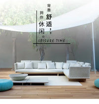 combination furniture Outdoor sofa, outdoor leisure terrace, patio, rattan sofa, teak villa, hotel, garden balcony