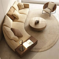 Reclining Wood Beige Sofas European Filler Design Luxury Floor Lazy Couch Salon Recliner Designer Couch Sofa Para Sala Furniture