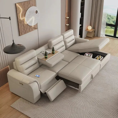 Modern living room sofa intelligent with storage corner sofa sleeping function electric recliner folding sofa
