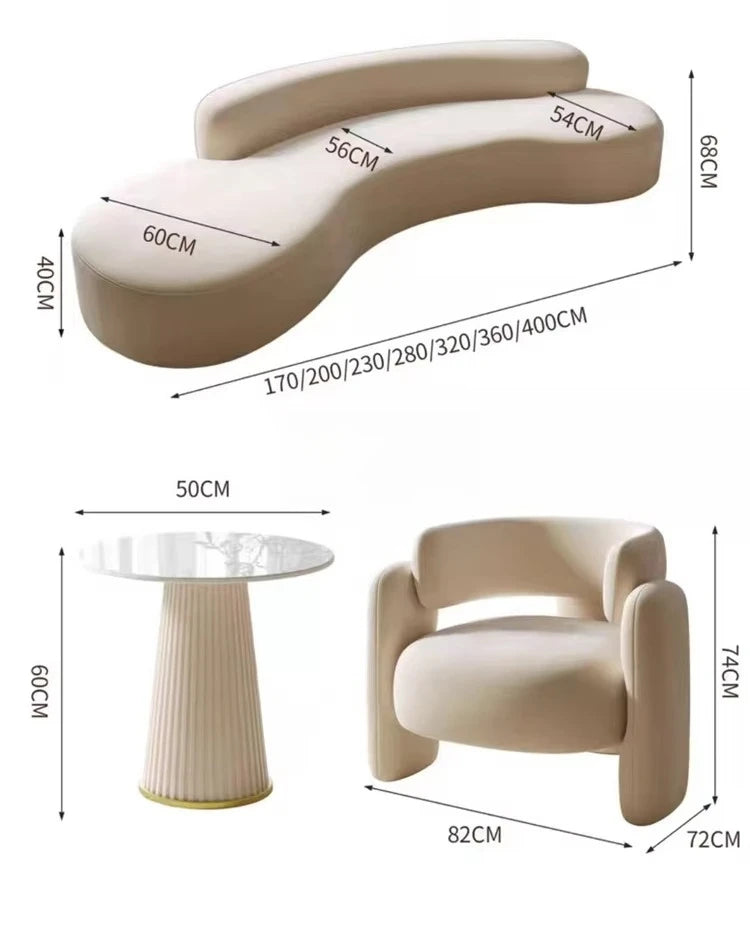 Beauty Wholesale Single Sofa Chair Balcony Light Luxury Single Chair From China Supplier Acrylic Chairs