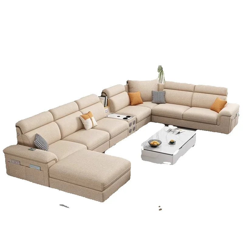 Minimalist Leather Frame Sofa Gaming Background Modular Sleeper Sofa Modern Recliner Lounge Lazy Women Divano Lounge Furniture